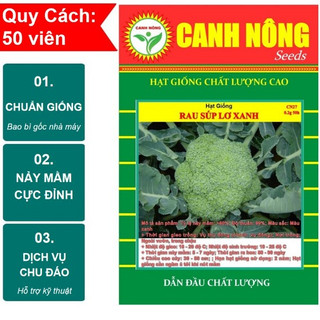 [BÁN SỈ] Hạt giống Bông Cải Xanh (Súp Lơ Xanh) chịu nhiệt tốt, trồng quanh năm - Hạt giống CANH NÔNG
