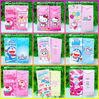 Bao lì xì HelloKitty - Doremon - gấu Lotso - Doraemon
