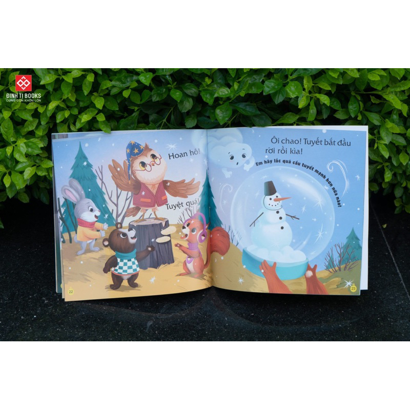 Sách - Giáng Sinh trong khu rừng dành cho độ tuổi 3-9 - Đinh Tị Books