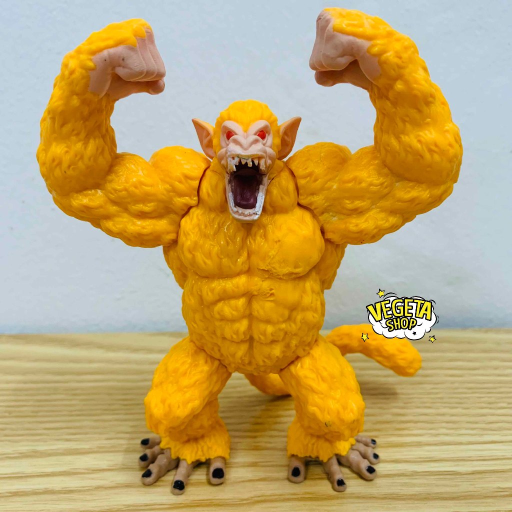 Mô hình Dragon ball GT - Mô hình Goku Super Saiyan 4 hóa khỉ vàng - Gạt tàn khỉ vàng Goku SSJ4 OOZARU - Cao 15~17cm