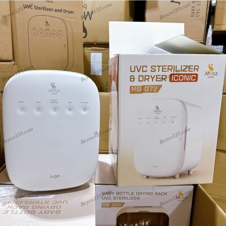 Máy tiệt trùng sấy khô tia đèn UVC và ION Moaz BéBé MB-072 MB072 / MB-038 MB038