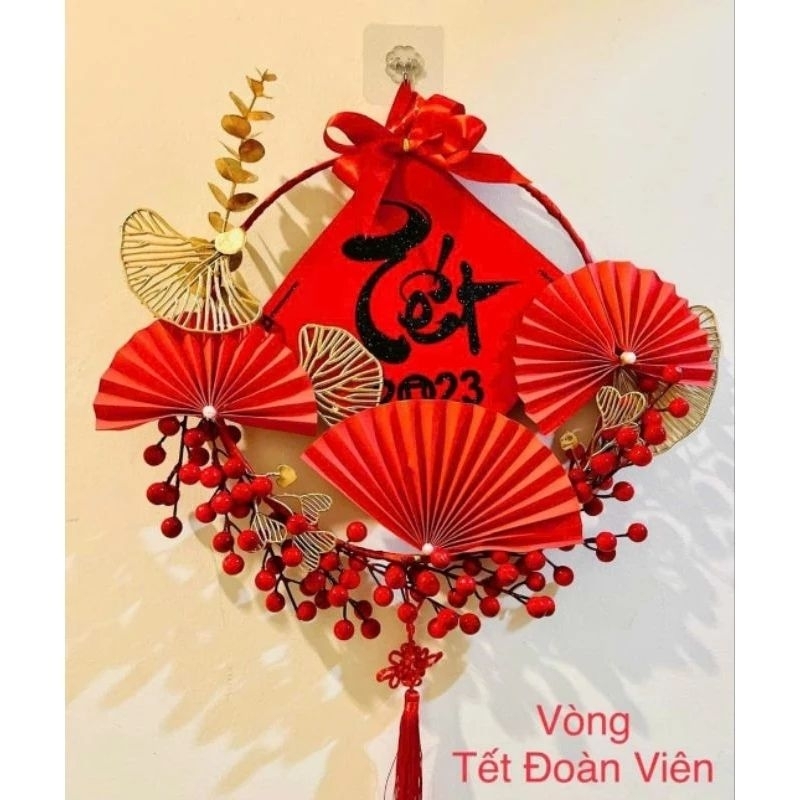 Vòng đào đông trang trí tết nguyên đán