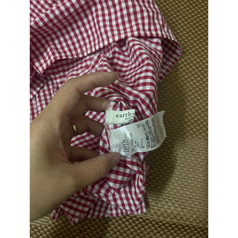 Chân váy caro earth