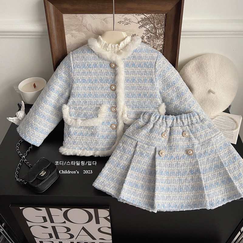 BST SET DẠ TWEED CHO BÉ  #TIEMNHABIBONG