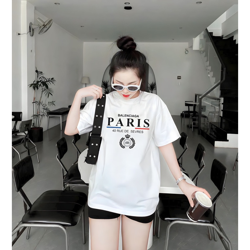 ÁO THUN FOM RỘNG ( Paris)