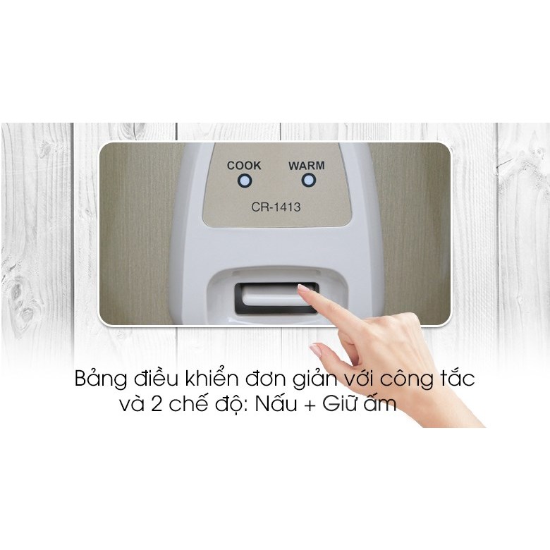 Nồi cơm nắp gài Cuckoo 2.5 lít CR-1413 và Cuckoo 2 lít CR-1122 hàng trưng bầy như mới chính hãng 100%