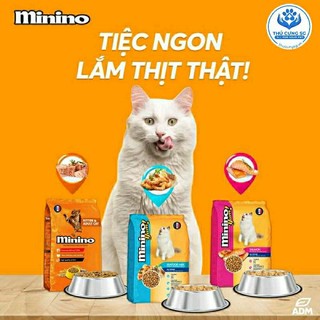Thức ăn cho mèo minino yum 350g,hạt cho mèo mọi lứa tuổi minino 480g