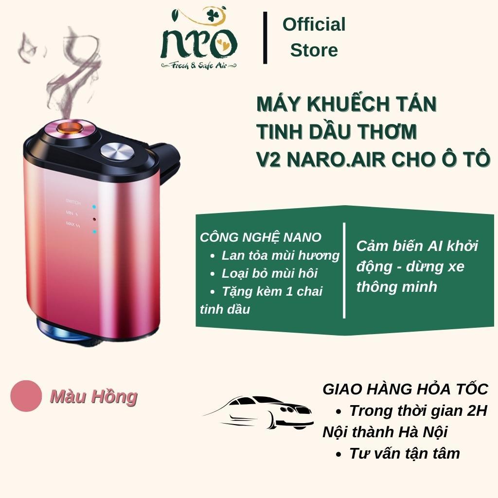 Máy Tạo Hương Thơm Thông Minh, Khuyếch Tán Tinh Dầu Kẹp Cửa Gió V2 10ml [ Tặng Kèm 1 Chai Tinh Dầu Thơm]