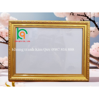 Khung ảnh bằng khen giấy khen a3 30x40cm. khung giấy khen-bằng khen a3 vàng đồng. Khung tranh Kim Quy