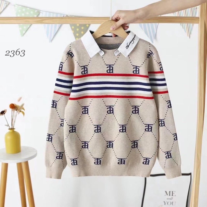 Áo len QC bé trai size đại 150-190
