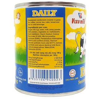 Sữa đặc có đường Daily 380g
