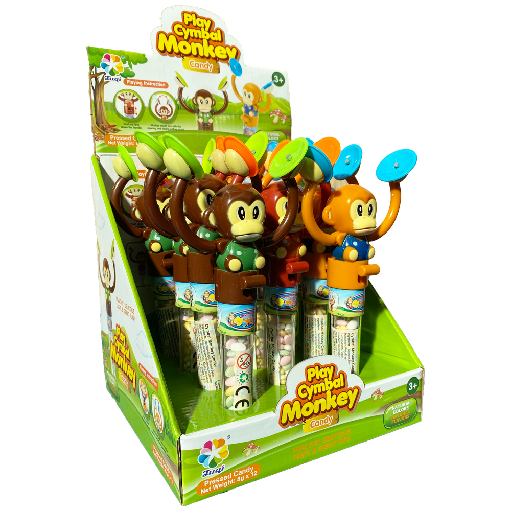 Kẹo đồ chơi khỉ vỗ tay Play Cymbal Monkey Juqi