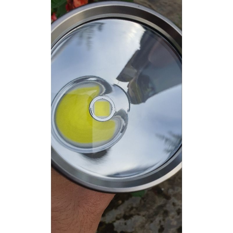 Đèn pin mod 1 led mạnh nhất thế giới led SFY55 6v công suất 500w quang thông 45000 lumen  tầm xa 1000m