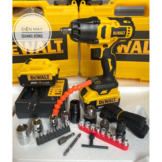   Lực Siết 1500Nm  Máy Siết Bulong DEWAT Máy Bắn Ốc Vặn Vít Đầu Đặc 1 2 Động Cơ Không Than Chuyên Mở Ôc Nồi Xe Máy Tay Ga 