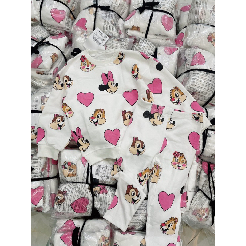 ✨MALINHKID✨BN035- Bộ nỉ da cá sóc màu trắng trẻ em VNXK