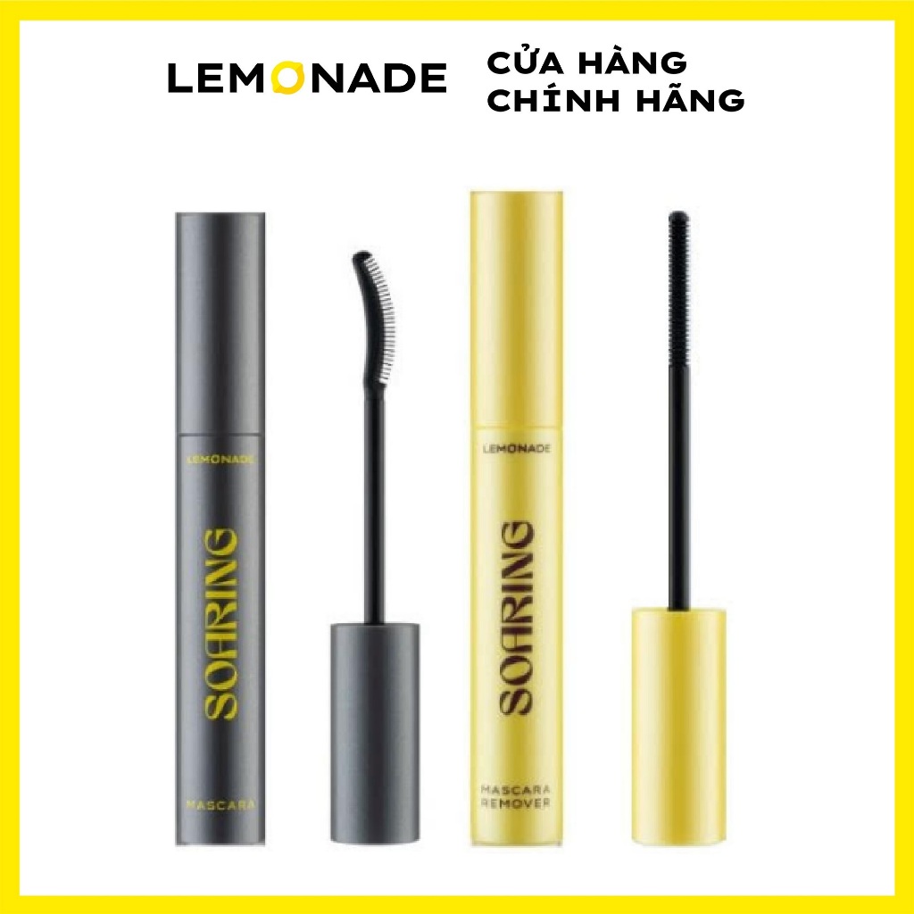 Combo Chuốt mi tơi dài lâu trôi Soaring Mascara 6ml và Tẩy trang mi sạch dịu 6ml