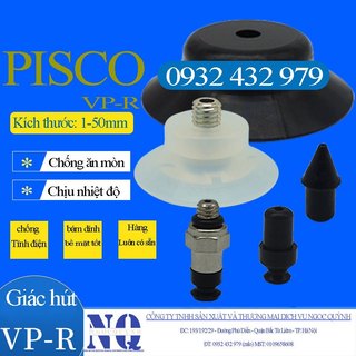 Pisco - giác hút chân không vp-1,2,3,4,6,8,10,15,20,25,30-40-50 rs/rn