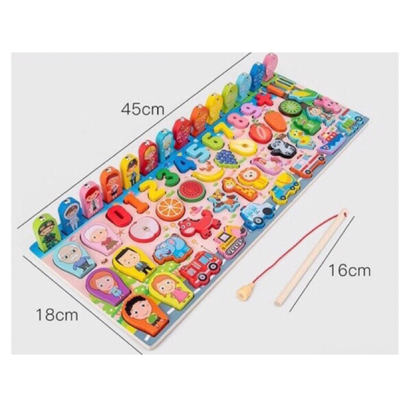 Đồ chơi bộ câu cá gỗ