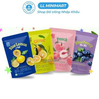 [ĐỦ VỊ] Trà Việt Quất/Đào/Thanh Yên Nokchawon Hàn Quốc Túi 170ML Tiện Lợi
