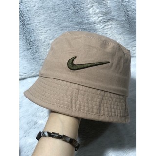 Nón bucket cụp thêu móc nike - Nón vành nam nữ
