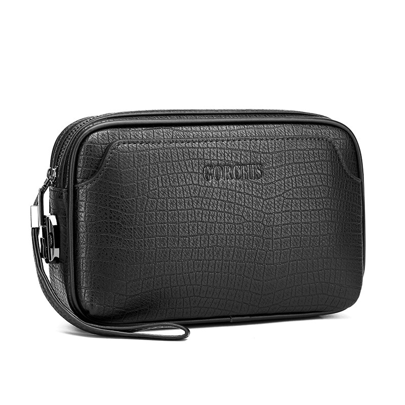 Túi ví da có khóa bảo mật X3-23x15x7cm magic06