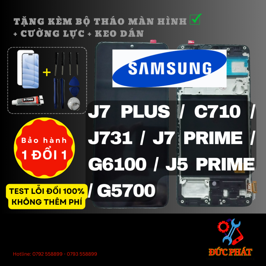 Màn Hình Sam Sung J7 PLUS / C710 / J731 / J7 PRIME / G6100 / J5 PRIME / G5700 Zin New