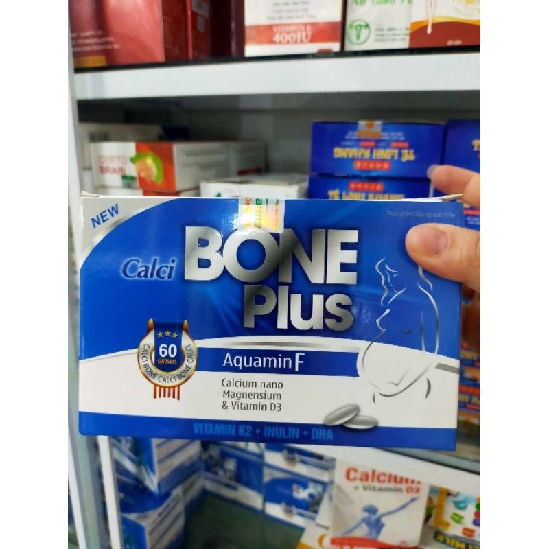 [Chính hãng] Calci Bone Plus (Hộp60 viên)- Bổ sung calci cho người lớn và trẻ em