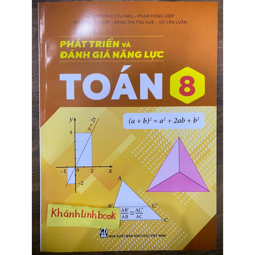 Sách - Phát triển và đánh giá năng lực toán 8