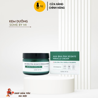 Kem Dưỡng Da giảm Mụn Some By Mi AHA-BHA-PHA 30 Days Miracle Cream 60g - HB0181