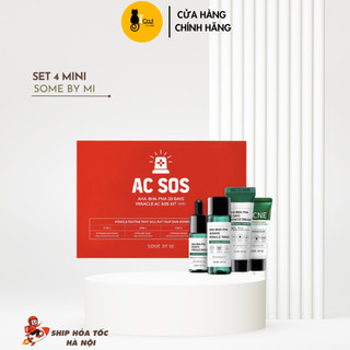 Bộ Kit 4 Món Set dưỡng da mụn Some By Mi AHA- BHA-PHA 30 Days Miracle Starter - HB0050