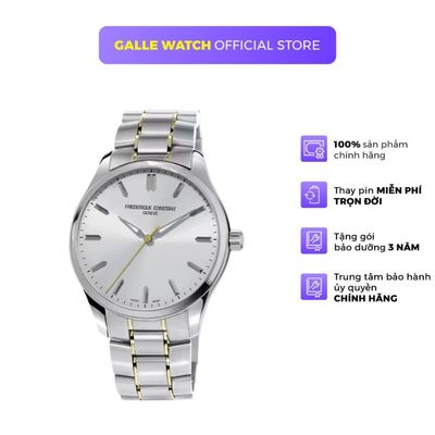 Đồng hồ nam Frederique Constant FC-230SS5B3B phong cách sang trọng, chống nước 5ATM, dây thép đeo tay cao cấp