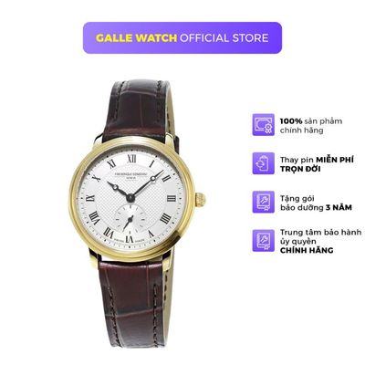 Đồng hồ nữ Frederique Constant FC-235M1S5 phong cách thanh lịch, kính Sapphire cao cấp, dây da đeo tay cao cấp