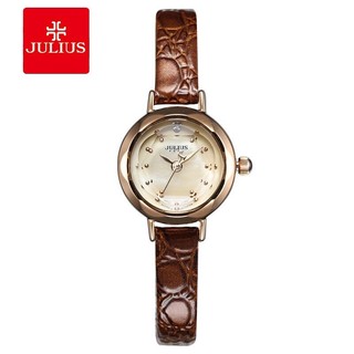 Đồng hồ nữ dây da Julius Ja-482 xinh xắn