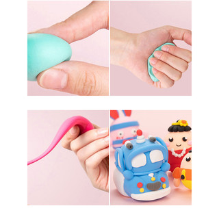 Đất sét siêu nhẹ, đất sét tự khô nhiều màu(12 màu, 12 trắng, 24 màu, 36 màu) giá sỉ