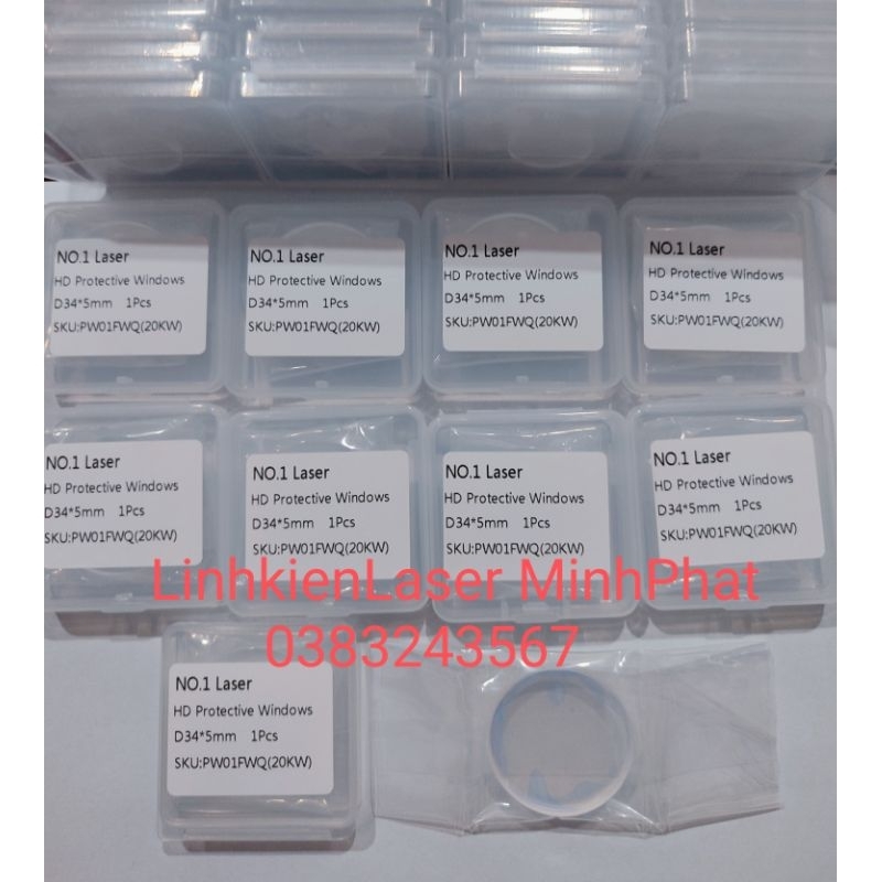 Kính Bảo Vệ Laser Fiber D34-T5  20Kw.