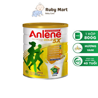 [ Date T4/25 ]Sữa bột Anlene Gold 5X hương vani lon 800g/lon