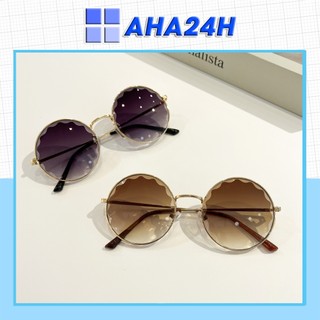 KÍNH MÁT NỮ XI ỐC FORM TRÒN RĂNG CƯA ĐỘC LẠ 2019 AH1022