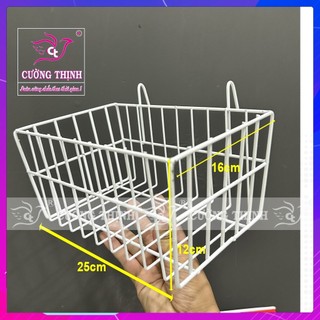 Giỏ cài lưới sắt - mm. Rổ treo khung sắt trang trí, đựng mỹ phẩm