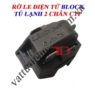 Rờ le điện tử block tủ lạnh 2 chân CTP