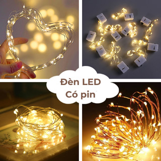 Đèn led đom đóm dài 1m/2m/3m kèm theo pin