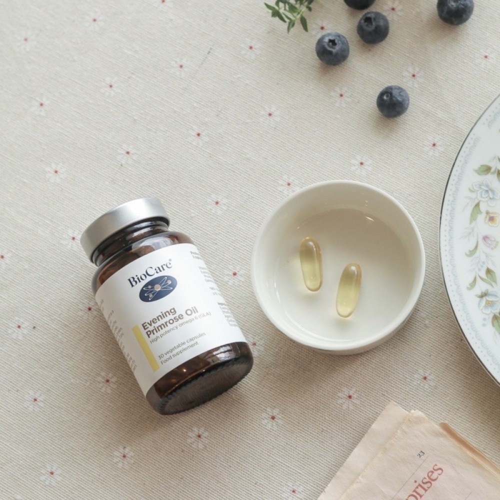 Tinh dầu hoa anh thảo BioCare Evening Primrose Oil 30v (Hộp)