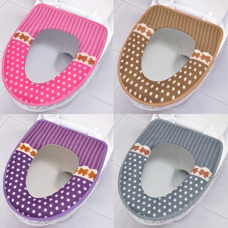 Miếng nỉ lót bồn cầu giữ ấm chống lạnh cho mùa đông