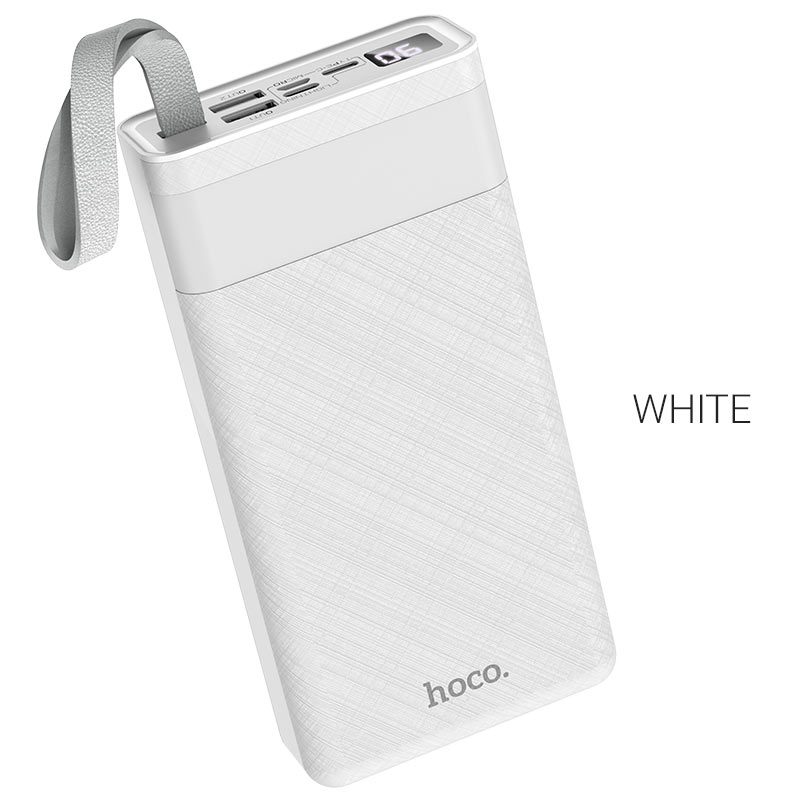 Pin Sạc Dự Phòng 30000/20000/10000 mAh Chính Hãng Hoco J73 Tích Hợp Đèn Bàn Đèn Led Hiển Thị % Pin 2 Cổng USB power banK