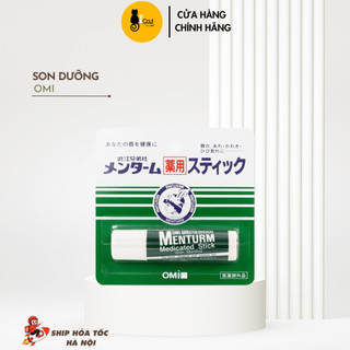 Son dưỡng môi Omi Menturm chống môi khô nứt nẻ 4g