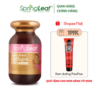 Thực phẩm chức năng Collagen 6 In 1 Spring Leaf Inner Beauty Của Úc 180 viên