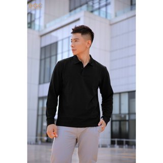 Áo Polo nam dài tay DGCs thoáng mát thấm hút mồ hôi tốt WAPBC05M
