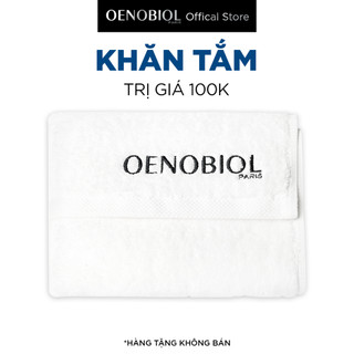 Khăn tắm oenobiol cỡ lớn cao cấp siêu thấm nước mềm mịn 80x40 màu trắng