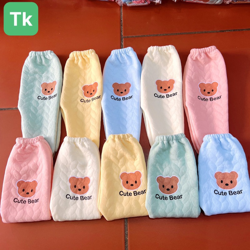 Quần nỉ xốp trần bông siêu đẹp ấm áp cho bé trai và bé gái