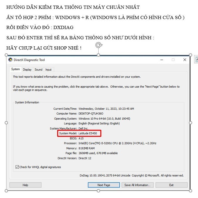 Sạc Laptop Dell 19v 3.34A Chân Kim Nhỏ Inspiron 3567 3568 7347 7348 3558 3559 XPS 11 XPS 13 New Mới 100%