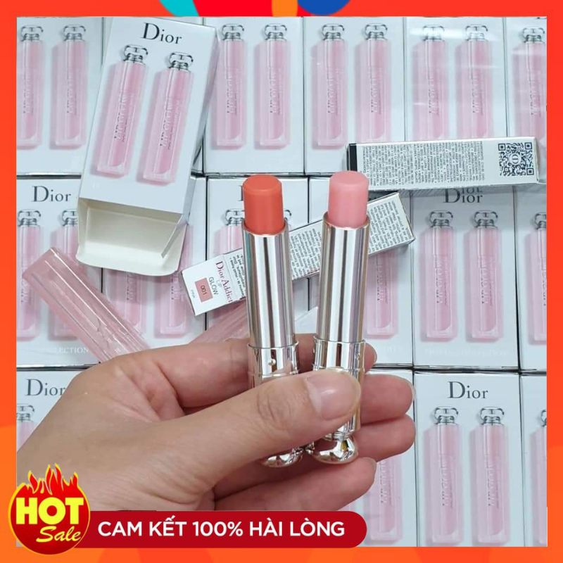 Son Dưỡng Môi DIOR Addict Lip Glow - Full box Mã 001- 004 Full size 3.5g